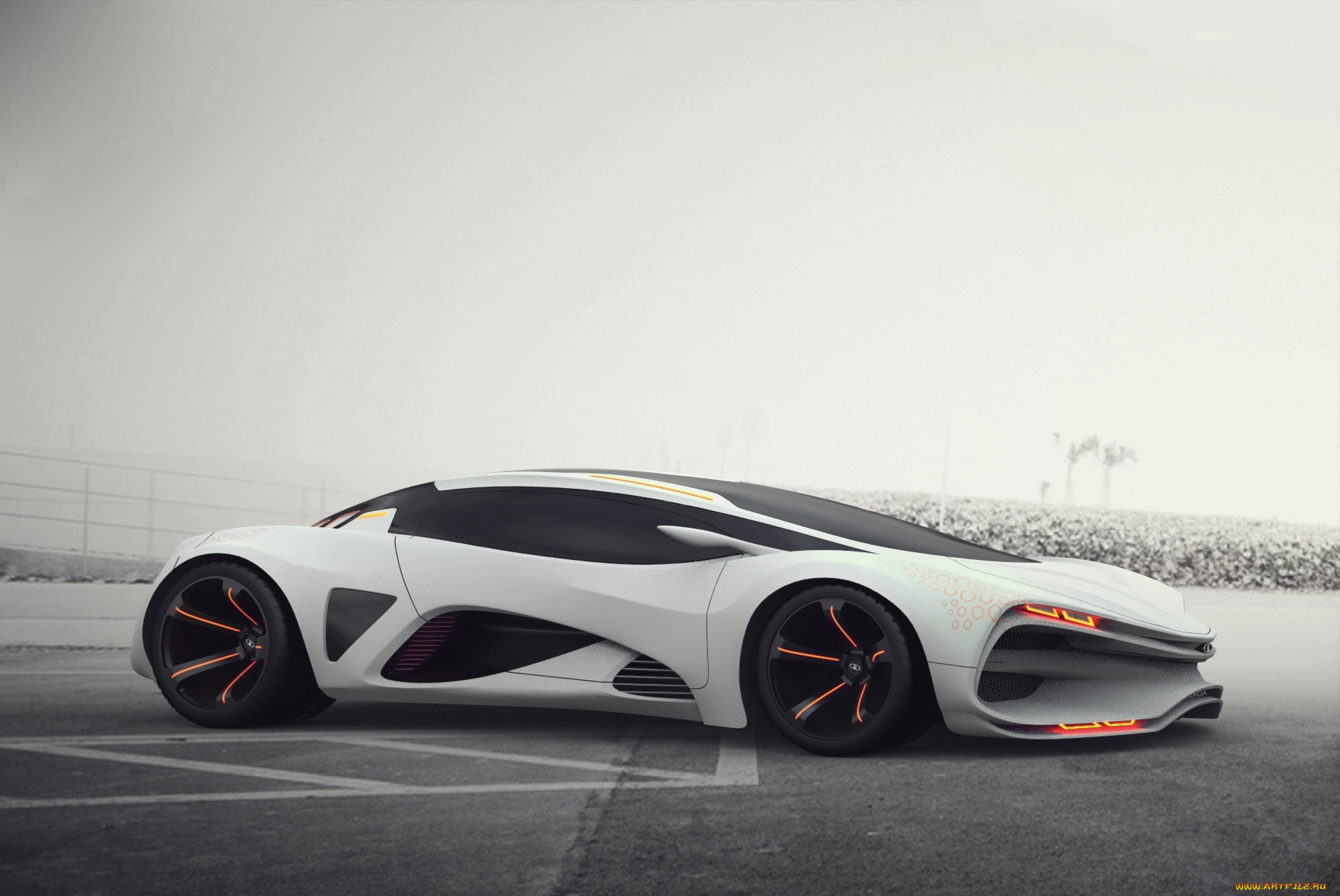 lada raven concept 2015, , 3, lada, raven, concept, 2015, supercar